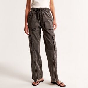 Abercrombie wide leg cargo pant